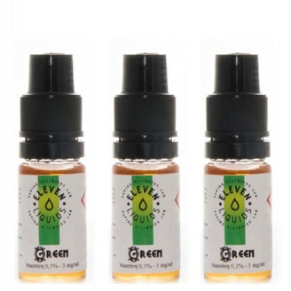 Green (3x10ml) - Έτοιμο Υγρό 10ml by Eleven 3mg