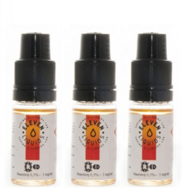 Red (3x10ml) - Έτοιμο Υγρό 10ml by Eleven 18mg