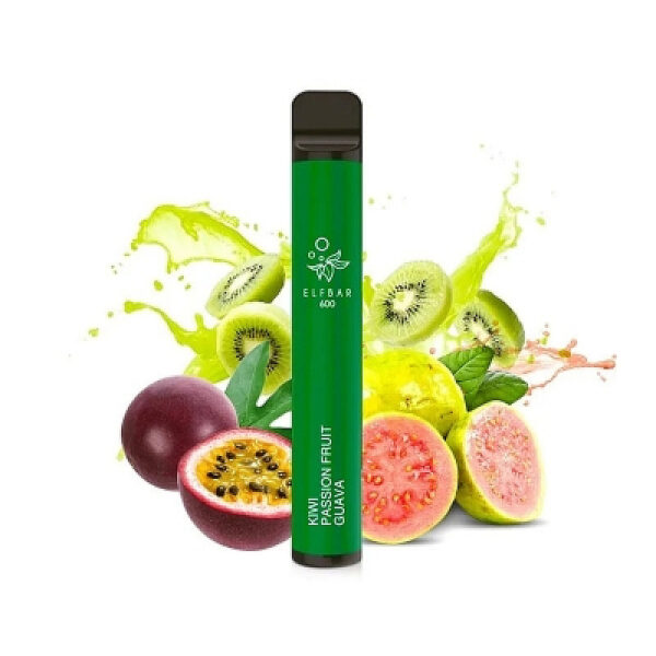 Elf Bar 600 20mg 2ml - Kiwi Passion Fruit Guava