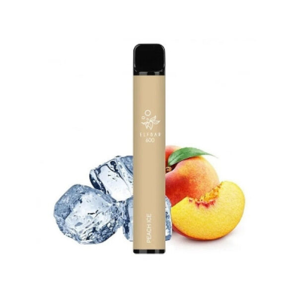 Elf Bar 600 20mg 2ml - Peach Ice