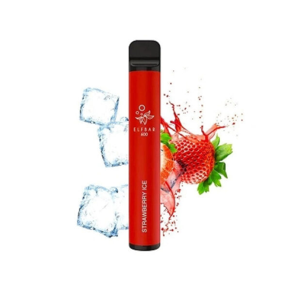 Elf Bar 600 20mg 2ml - Strawberry Ice