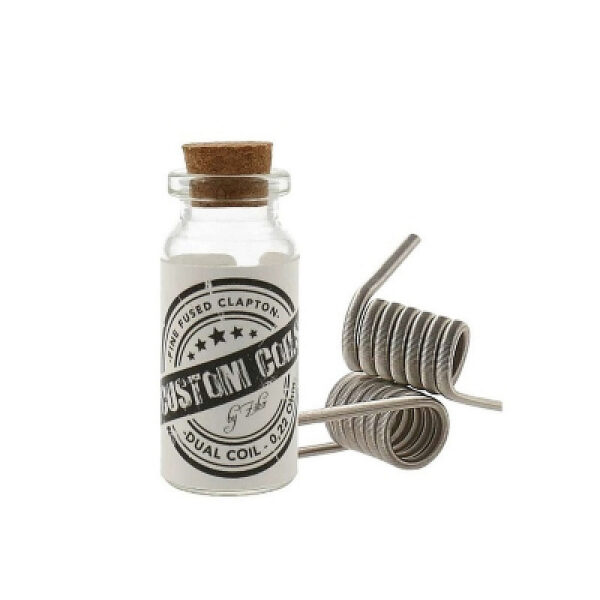 Premade Coils Fine Fused Clapton - Dual Coil 0.22 Ohm Ni80 Coil by Ziko