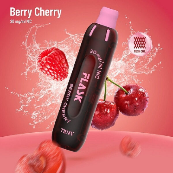 Flask Tiiny Disposable Kit 20mg 2ml - Berry Cherry