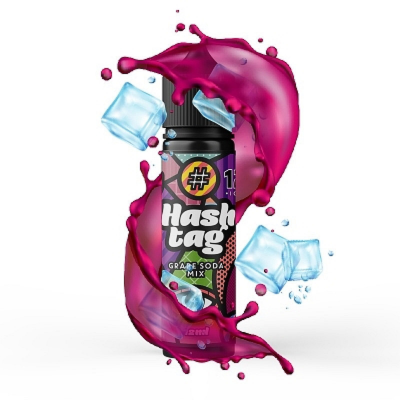 Grape Soda Mix (Ice) #12 12/60ml by Hashtag