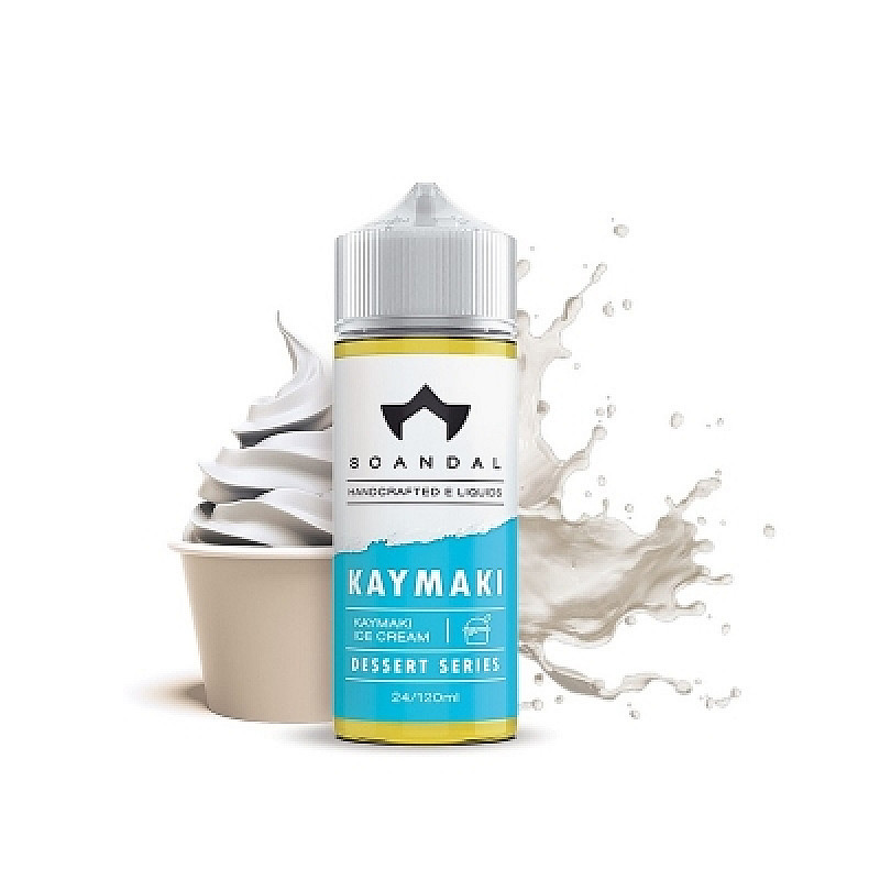 Kaymaki Ice Cream 24/120ML Dessert Series by Scandal Flavors