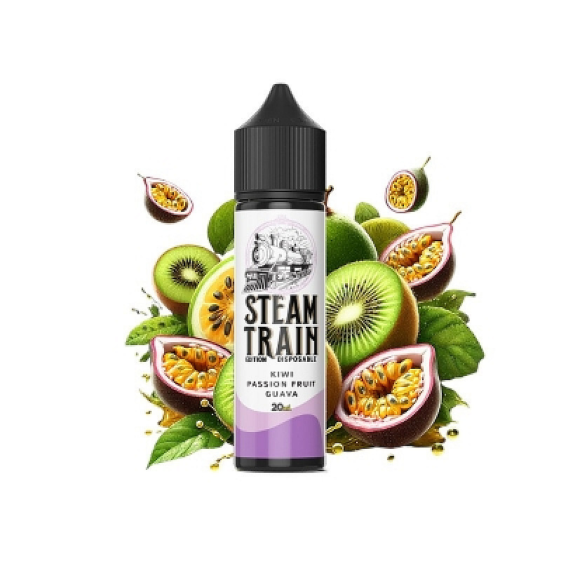 Kiwi Passion Fruit Guava 20/60ml Disposable Edition by Steam Train