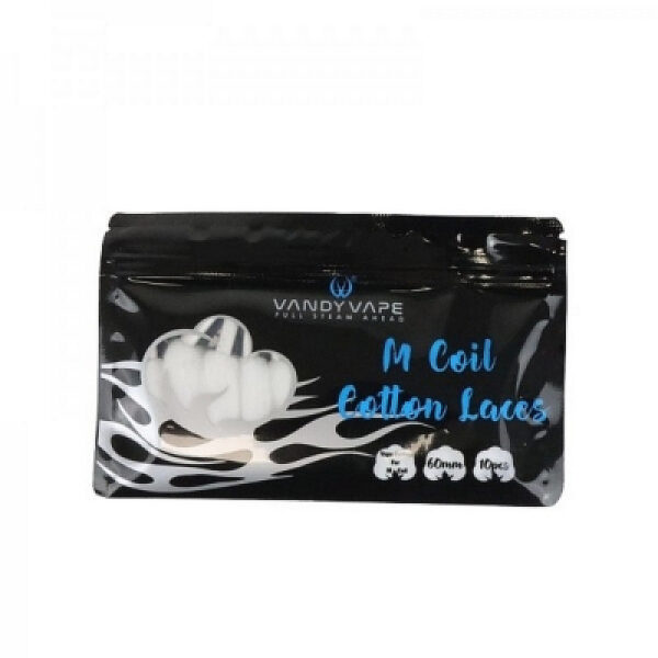 M Coil Cotton Laces by Vandy Vape - 10pcs