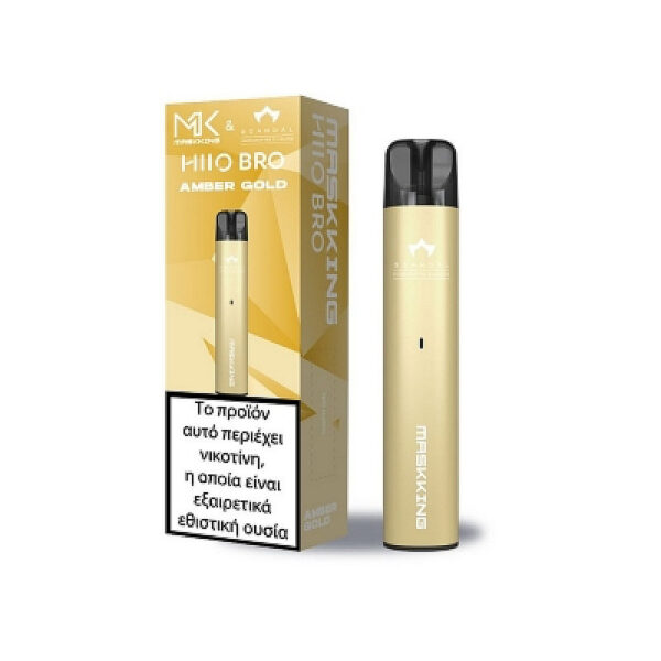 Maskking Vape Pod Kit by Scandal - Amber Gold