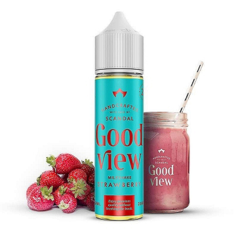 Milkshake Strawberry 10/60ML Good View by Scandal Flavors
