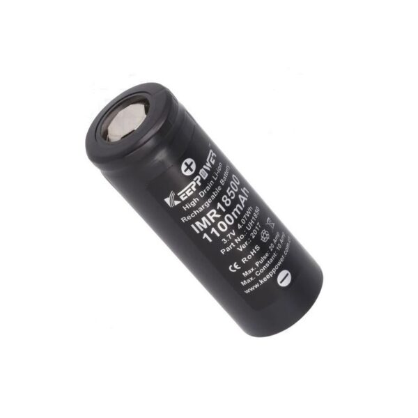 Μπαταρία 18500 (1100mAh - 10A) - by Keeppower