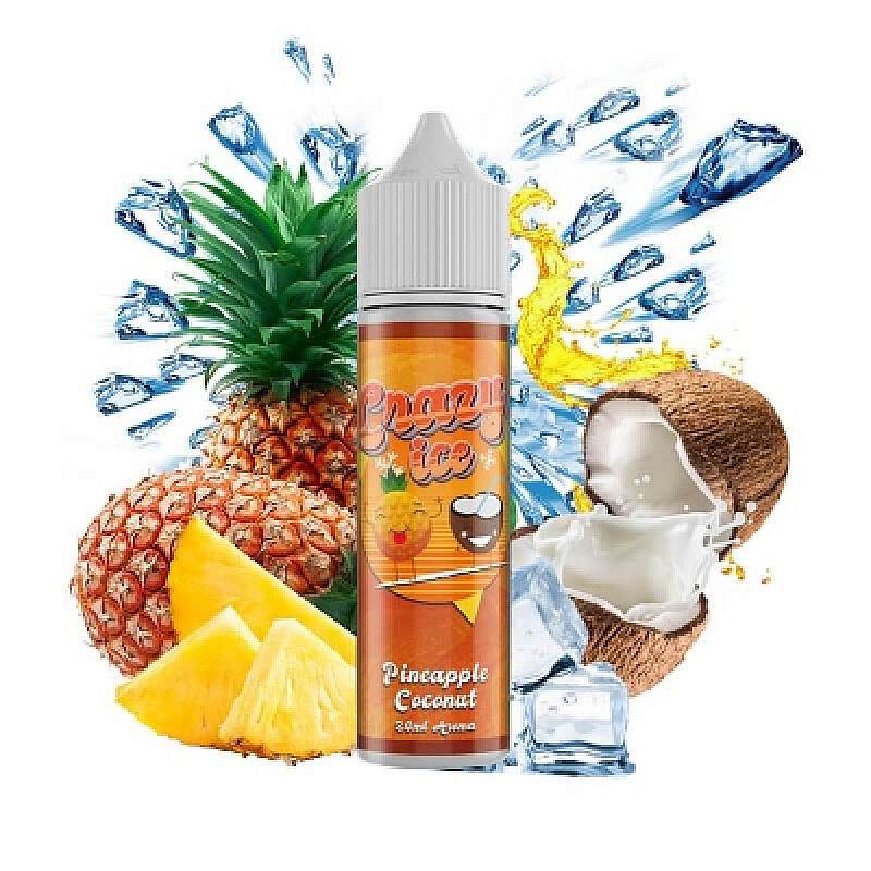 Pineapple Coconut 10/60ml Crazy Ice by Steam City