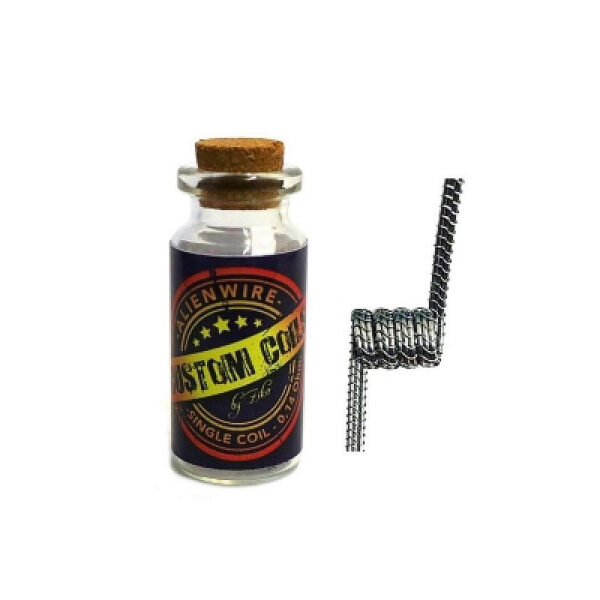 Premade Coils Alien Wire - Single Coil 0.14 Ohm Ni80 Handmade By Ziko