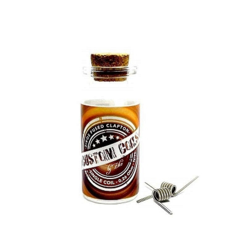 Premade Coils Fused Clapton - Single Coil 0.26 Ohm Ni90 Handmade by Ziko