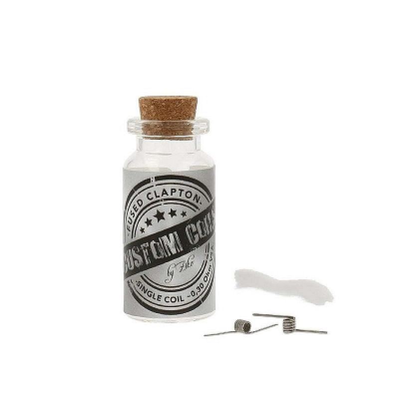 Premade Coils Fused Clapton - Single Coil 0.30 Ohm V2A Handmade by Ziko