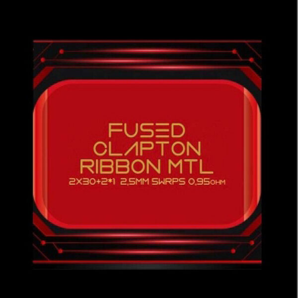 premade_coils_fused_clapton_ribbon_mtl_2x30ga_2_1,_2_5mm_ribbon_ka1_0_95_ohm_by_tesla_handcrafted_coils