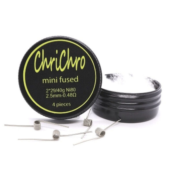 Premade Coils Mini Fused 0.48 Ohm Chrichro