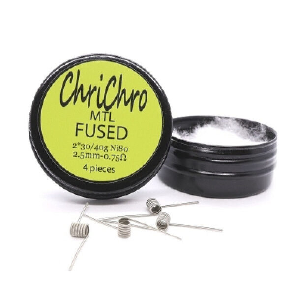 Premade Coils MTL Fused 0.75 Ohm Chrichro