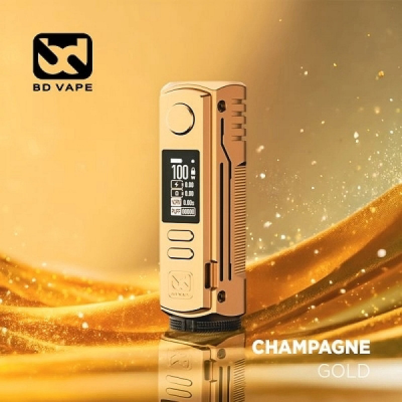 Rayden 100 V2.0 100W 21700 by BD Vape - New Colors - Champagne Gold