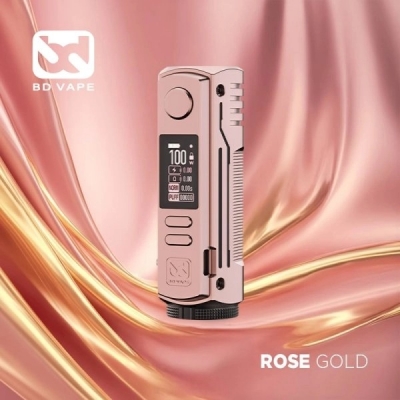 Rayden 100 V2.0 100W 21700 by BD Vape - New Colors - Rose Gold