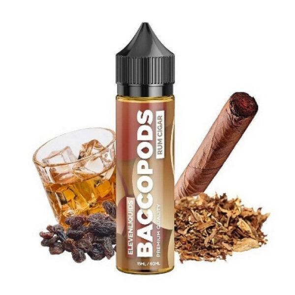 Rum Cigar 15/60ml Baccopods by Eleven