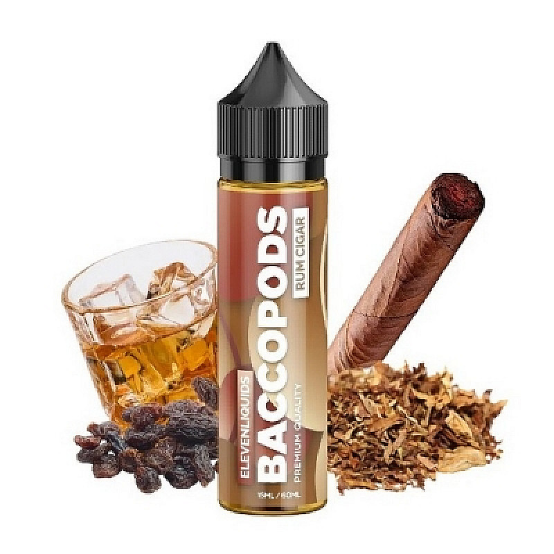 Rum Cigar 15/60ml Baccopods by Eleven