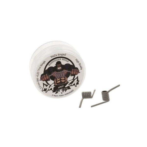 SingleZ - Handmade Coils 3.5mm 0.22 ohm (Single) Ni90/Ni80 by MaZa