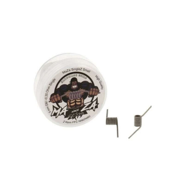 SingleZ Small - Handmade Coils 3mm 0.35 ohm (Single) Ni80/Ni90 by MaZa