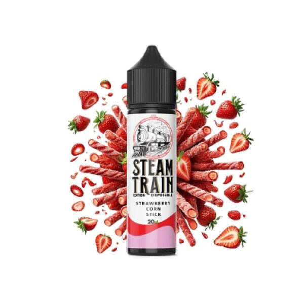 Strawberry Corn Stick 20/60ml Disposable Edition by Steam Train
