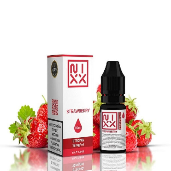 Strawberry - Έτοιμο Υγρό 10ml by Nixx - 12mg