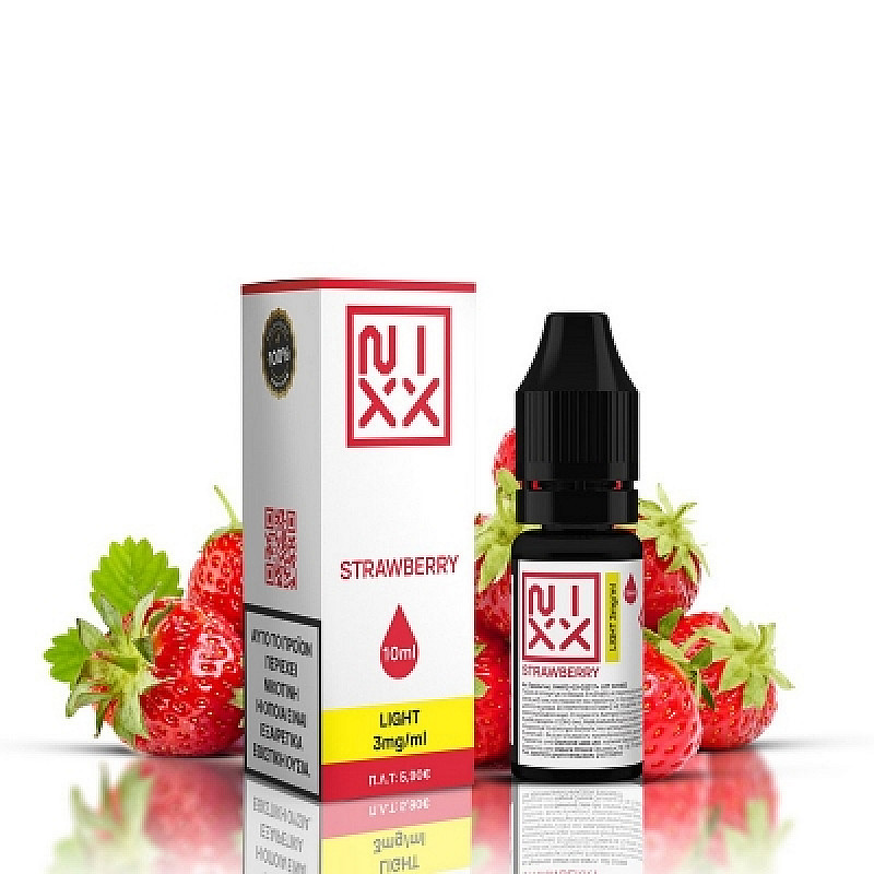 Strawberry - Έτοιμο Υγρό 10ml by Nixx - 3mg