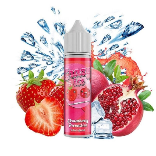 Strawberry Grenadine 10/60ml Crazy Ice by Steam City