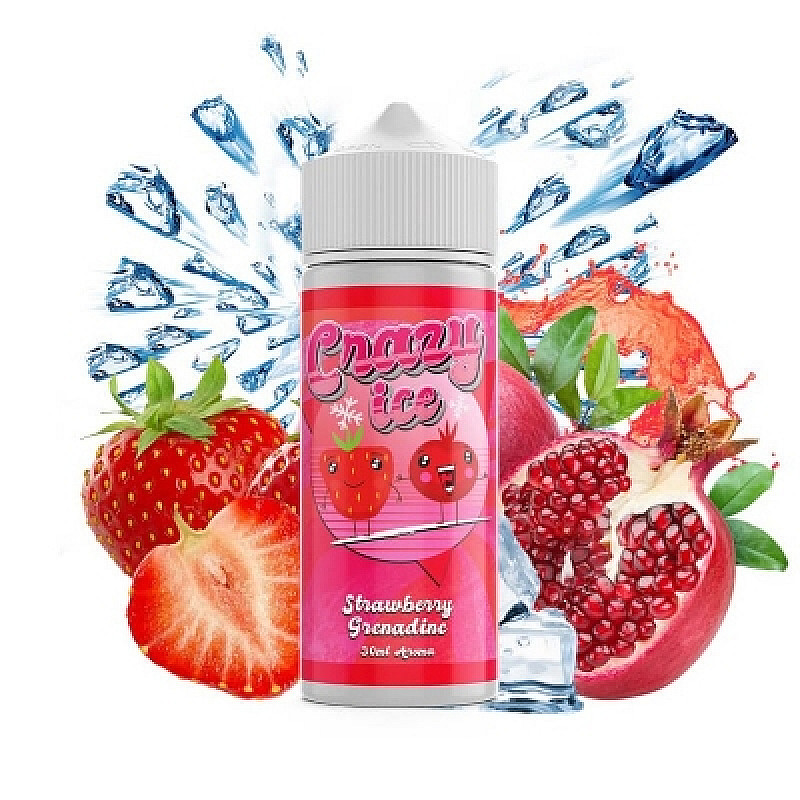 Strawberry Grenadine 30/120ml Crazy Ice by Steam City