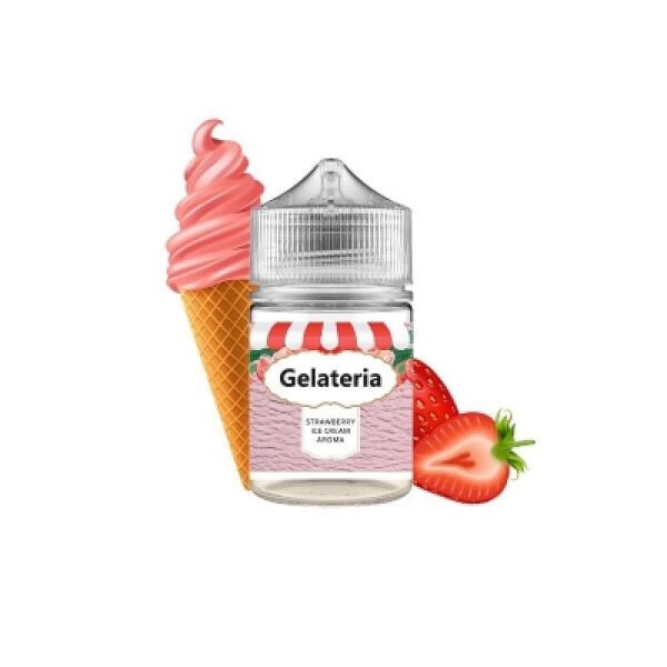 Strawberry Ice Cream 12/60ml By Gelateria