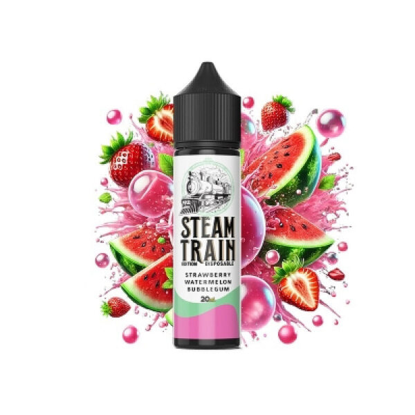 Strawberry Watermelon Bubblegum 20/60ml Disposable Edition by Steam Train