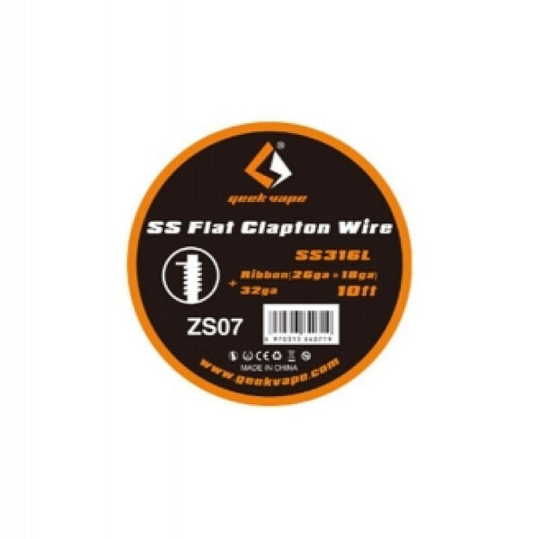 Σύρμα SS Flat Clapton (Ribbon 26GAx18GA*32GA) By Geekvape 3 Μέτρα