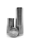 The Note 18350/18650 22mm Mech Mod Set by Loud Cloud Mods (LCM) - Polished Silver Version