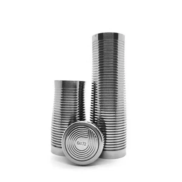 The Note 18350/18650 22mm Mech Mod Set by Loud Cloud Mods (LCM) - Polished Silver Version
