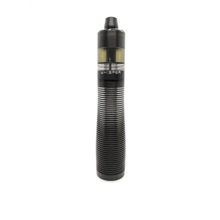 The Note 18350/18650 22mm Mech Mod Set Whisper RDTA V1.6 by Sound of Atties & Loud Cloud Mods - Black Glossy Version