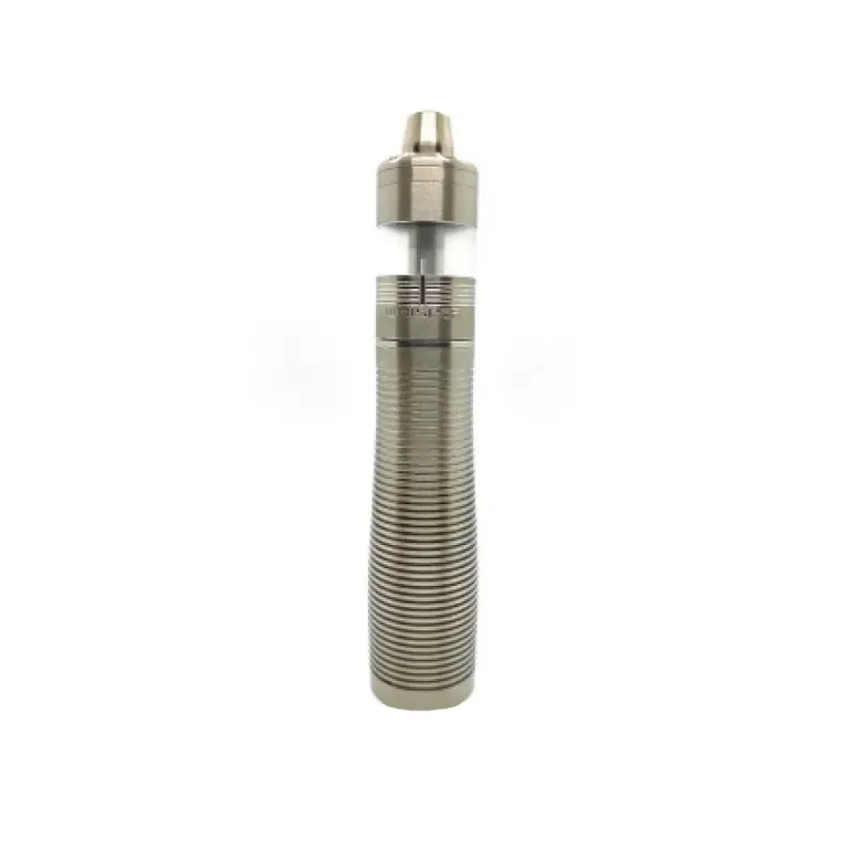 The Note 18350/18650 22mm Mech Mod Set Whisper RDTA V1.6 by Sound of Atties & Loud Cloud Mods - Brushed Silver Version