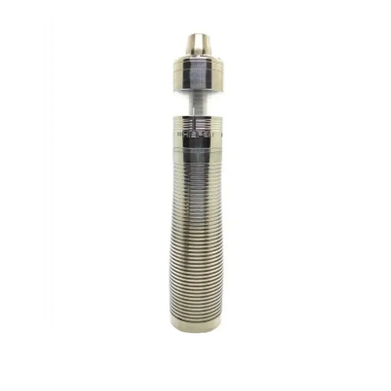 The Note 18350/18650 22mm Mech Mod Set Whisper RDTA V1.6 by Sound of Atties & Loud Cloud Mods - Polished Silver Version