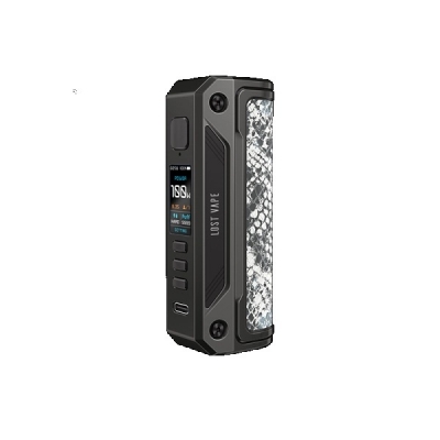 Thelema Solo 100W Box Mod by Lost Vape - New Colors - Cernunnos Gray