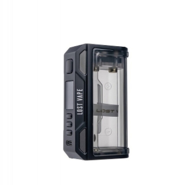 Thelema Quest 200W Box Mod by Lost Vape - Clear Series - Black