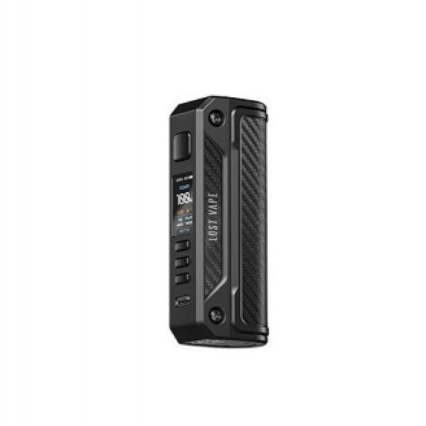 Thelema Solo 100W Box Mod by Lost Vape - Carbon Fiber Series - Black