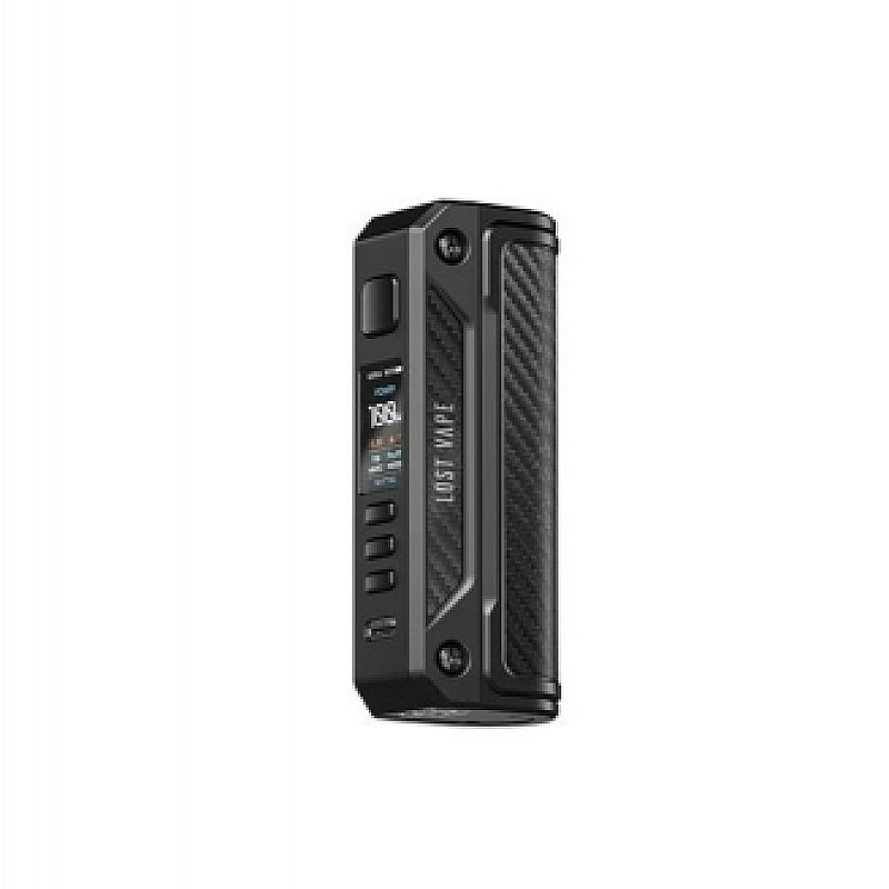 Thelema Solo 100W Box Mod by Lost Vape - Carbon Fiber Series - Black