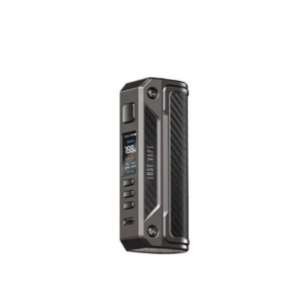 Thelema Solo 100W Box Mod by Lost Vape - Carbon Fiber Series - Gun Metal