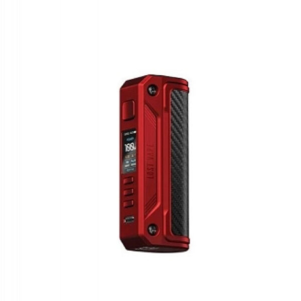 Thelema Solo 100W Box Mod by Lost Vape - Carbon Fiber Series - Matt Red