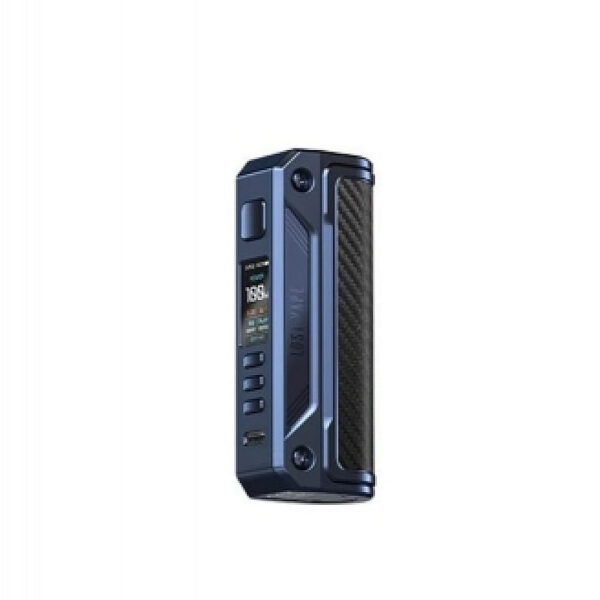 Thelema Solo 100W Box Mod by Lost Vape - Carbon Fiber Series - Sierra Blue