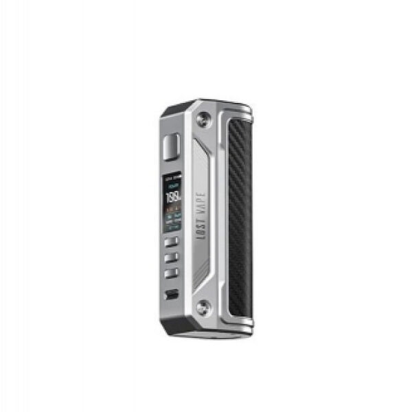 Thelema Solo 100W Box Mod by Lost Vape - Carbon Fiber Series - SS