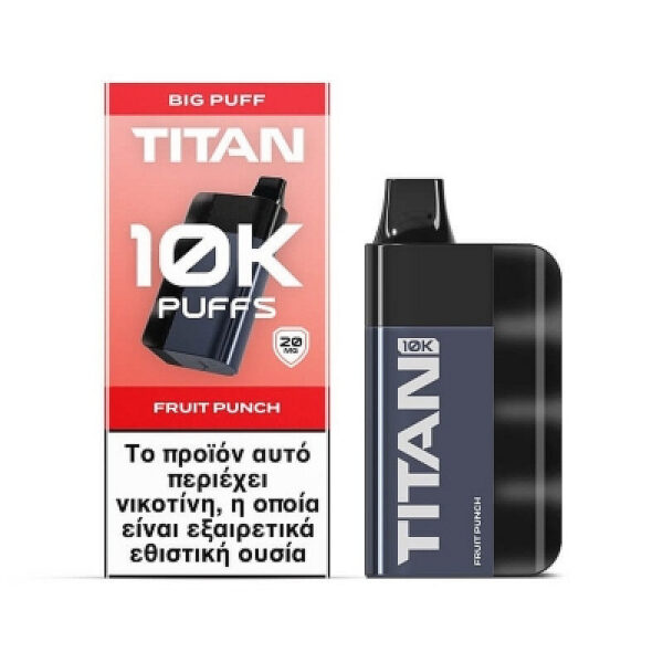 TITAN 10k Disposable Vape (20mg 8x2ml) - Fruit Punch