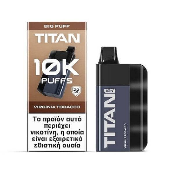 TITAN 10k Disposable Vape (20mg 8x2ml) - Virginia Tobacco